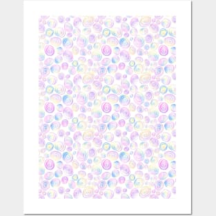 Jolly Rainbow Circles Posters and Art